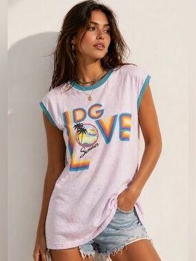 DOLCE & GABBANA Pink “DG Love” Tank Top IT36/US2/XS NWT